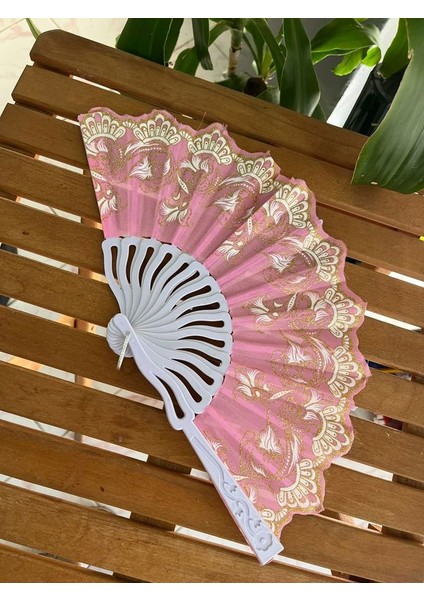 Renkli Yelpaze Yazlık Yelpaze Kına Yelpazesi