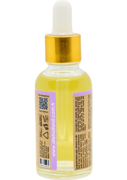 Afet Natural Saç Serumu 30ml Tüm Saç Tipleri - Biberiye - Hair Serum 30ml for All Hair Types - Rosemary