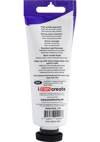 Saten Akrilik 75 ml Raw Umber fiyatları