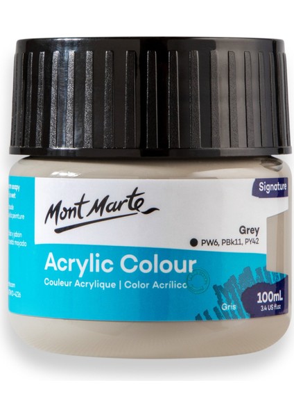 Renkli Boya Signature 100 ml Grey