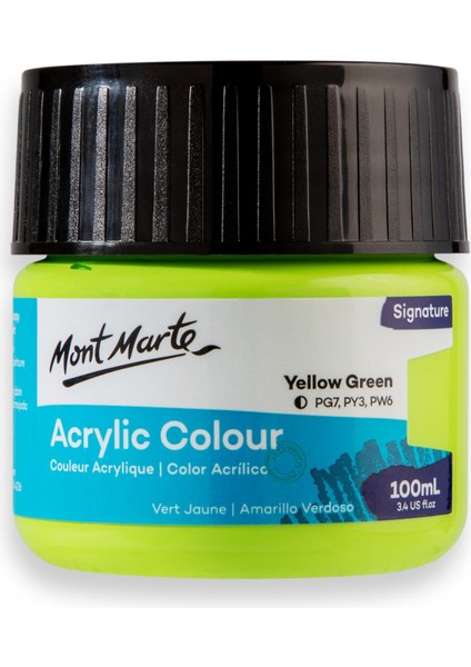 Renkli Boya Signature 100 ml Yellow Green