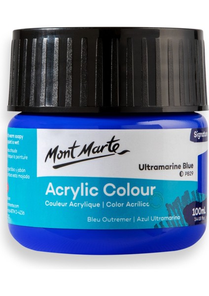 Renkli Boya Signature 100 ml Ultramarine Blue