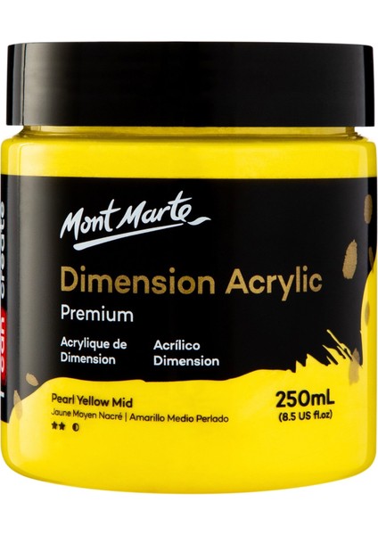 Dimension Akrilik 250 ml Pearl Yellow Mid