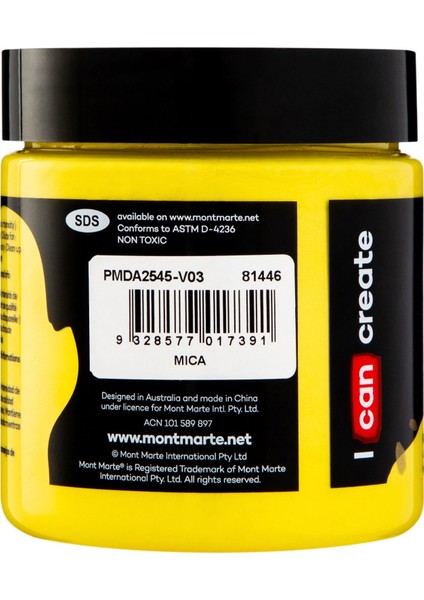 Dimension Akrilik 250 ml Pearl Yellow Mid modelleri