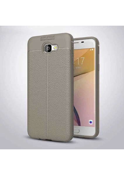 Samsung Galaxy J5 Prime Uyumlu Kılıf Deri Silikon Yüzey Darbe Korumalı Soft Yapı Case Cover Çiziklerden Kirden ve Darbeden Korumalı Kılıf