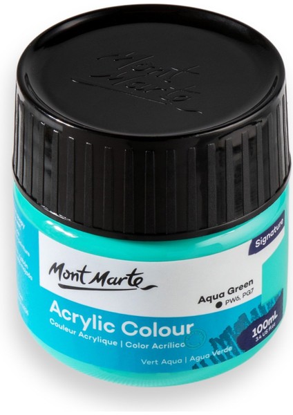 Renkli Boya Signature 100 ml Aqua Green