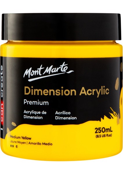 Dimension Akrilik 250 ml Medium Yellow