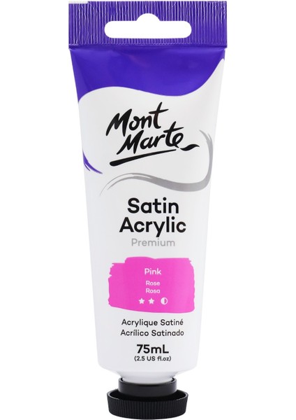 Saten Akrilik 75 ml Pink