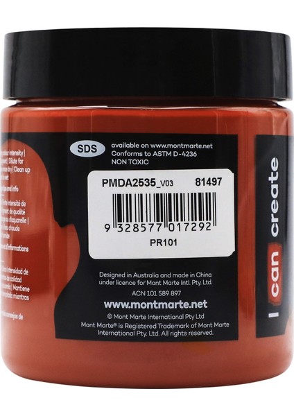 Dimension Akrilik 250 ml Red Ochre