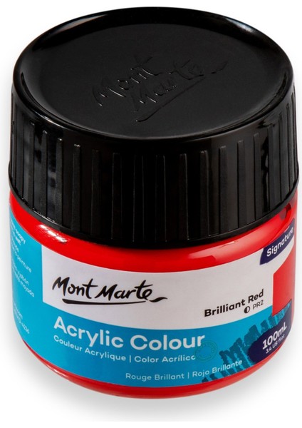 Akrilik Renkli Boya 100 ml Parlak Kırmızı modelleri