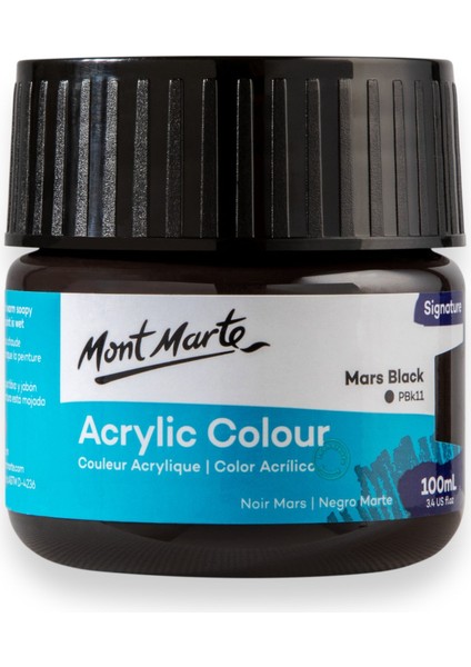 Renkli Boya Signature 100 ml Mars Black