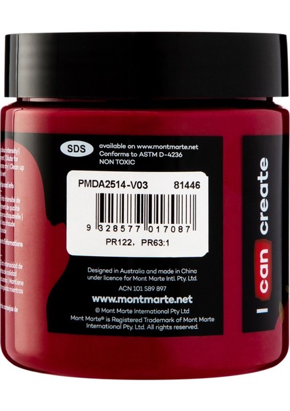 Dimension Akrilik 250 ml Rose Madder fiyatları