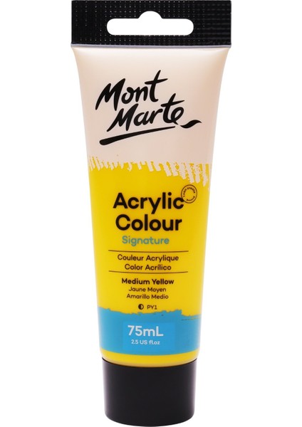 Renkli Boya Signature 75 ml Medium Yellow