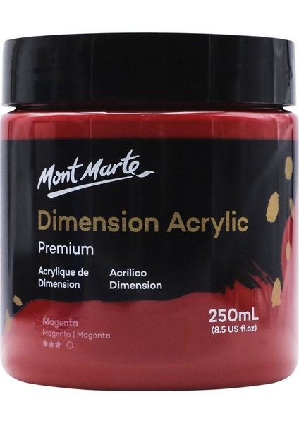 Dimension Akrilik 250 ml Macenta