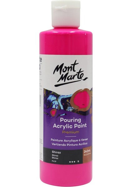 mm Dökme Akrilik Boya Premium 240 ml Shiraz