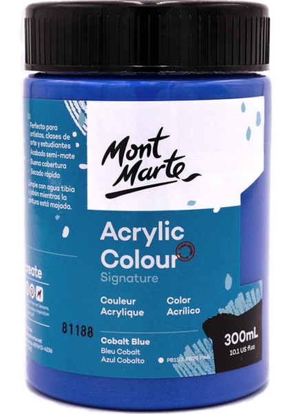 Renkli Boya Signature 300 ml Cobalt Blue