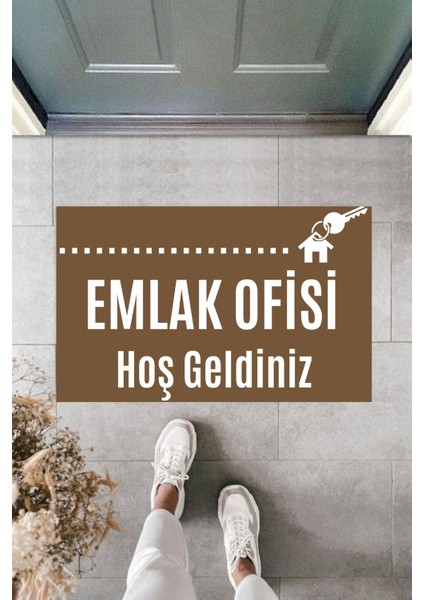 Dijital Baskı Kişiye Özel Iç Kapı Dekorasyon Paspas Emlak 6 Ko-134531