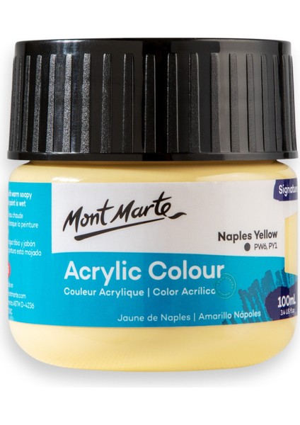 Renkli Boya Signature 100 ml Naples Yellow