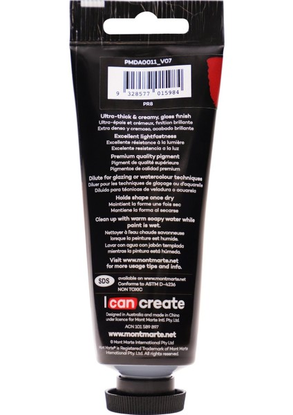 Dimension Akrilik 75 ml Permanent Red