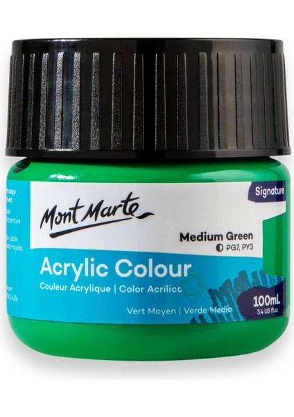 Renkli Boya Signature 100 ml Medium Green