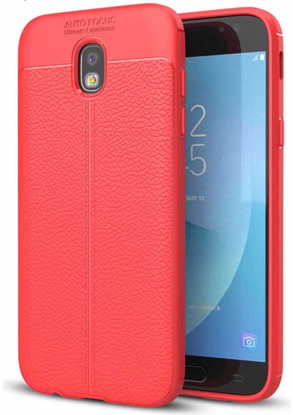 Samsung Galaxy J730 Pro Uyumlu Kılıf Deri Silikon Yüzey Darbe Korumalı Soft Yapı Case Cover Çiziklerden Kirden ve Darbeden Korumalı Kılıf