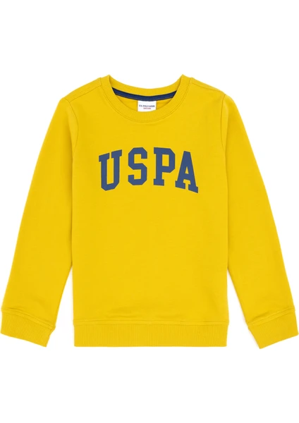 U.S. Polo Assn. Erkek Çocuk Koyu Sarı Sweatshirt 50293474-VR094