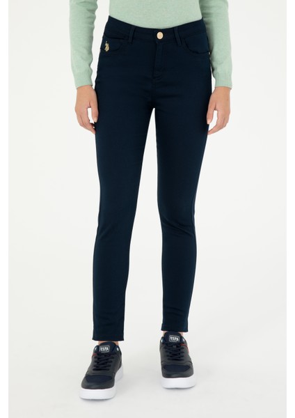 Kadın Lacivert Pantolon (Kanvas-Chino) 50290854-VR033 fiyatları