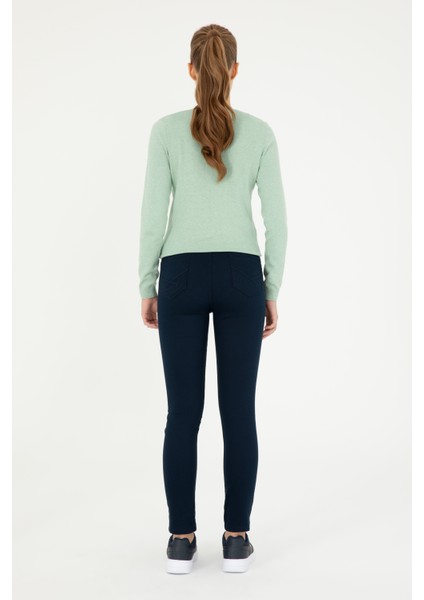 Kadın Lacivert Pantolon (Kanvas-Chino) 50290854-VR033 fırsatları