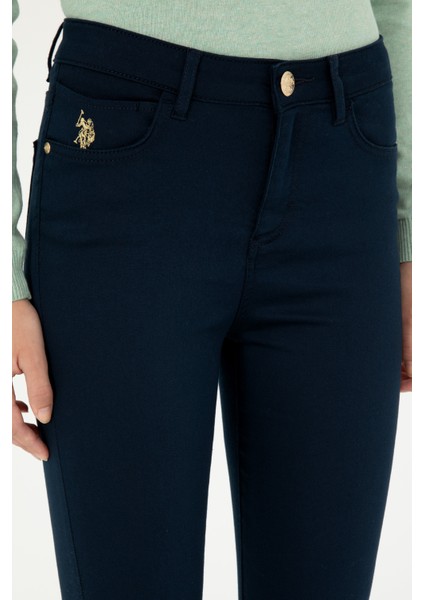 Kadın Lacivert Pantolon (Kanvas-Chino) 50290854-VR033 indirimleri