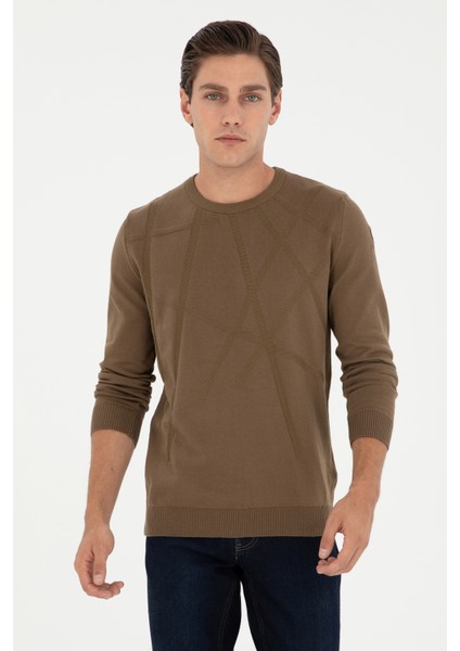 Erkek Haki Kazak /Triko 50292869-VR027