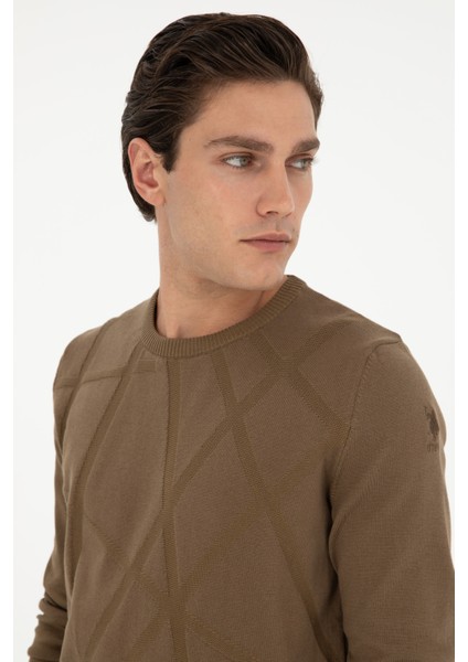 Erkek Haki Kazak /Triko 50292869-VR027 fiyatları