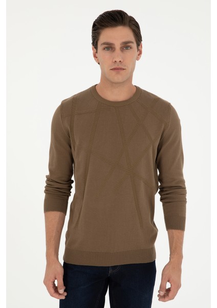 Erkek Haki Kazak /Triko 50292869-VR027 modelleri