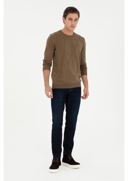 Erkek Haki Kazak /Triko 50292869-VR027 fırsatları