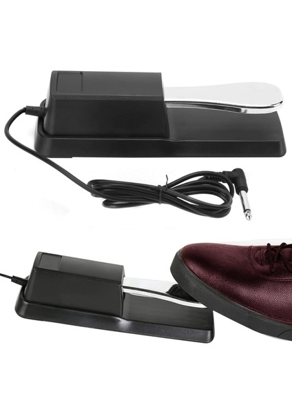 Dp-1 Piyano Org Klavye De Kullanılan Profesyonel Siyah Sustain Pedal