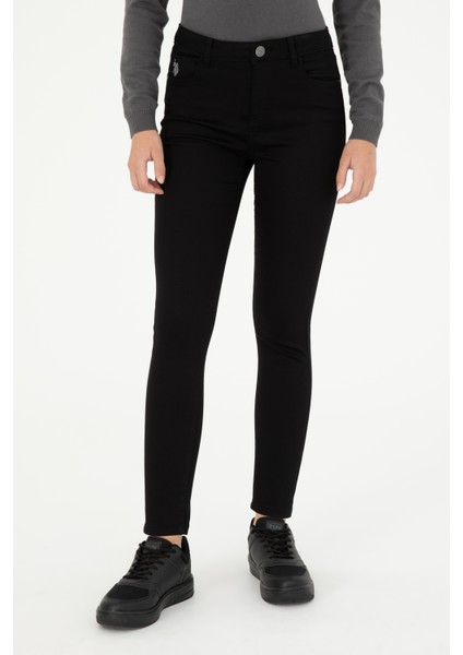 Kadın Siyah Pantolon (Kanvas-Chino) 50290854-VR046 fiyatları