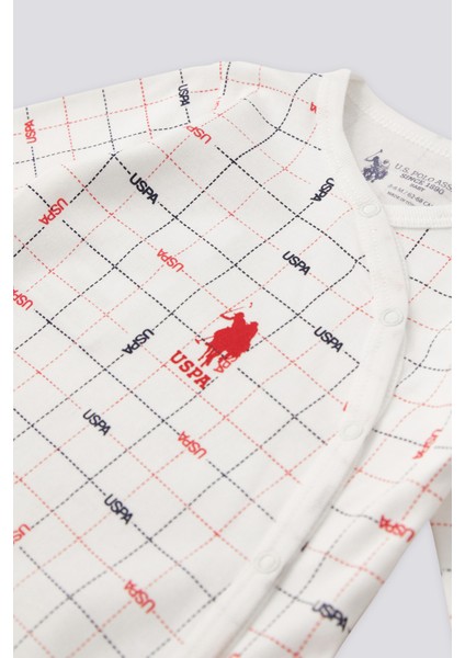 U.S. Polo Assn. Erkek Bebek Krem Pijama Takım 50301953-VR071