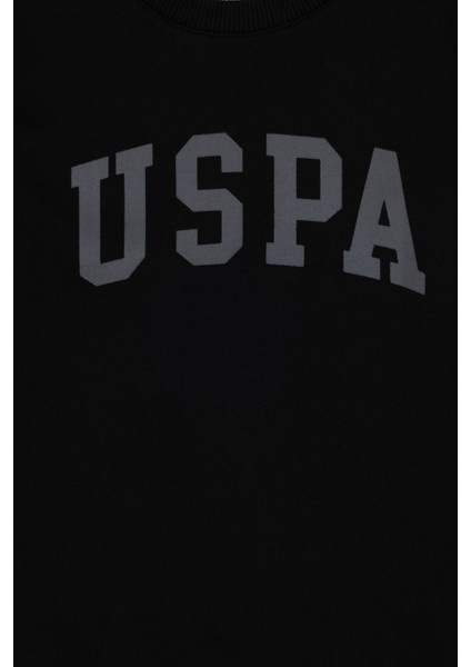 U.S. Polo Assn. Erkek Çocuk Siyah Sweatshirt 50293474-VR046