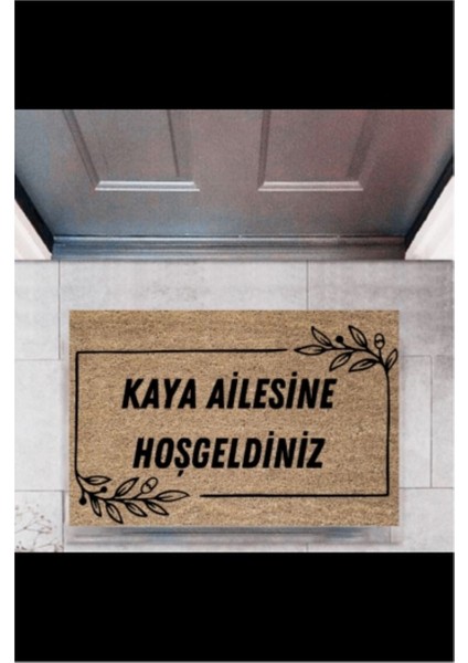 Dijital Baskı Kişiye Özel Iç Kapı Dekorasyon Paspas P-2318