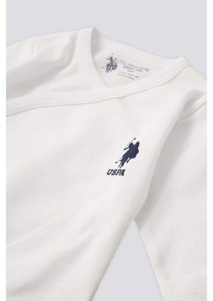 U.S. Polo Assn. Erkek Bebek Krem Pijama Takım 50301951-VR071