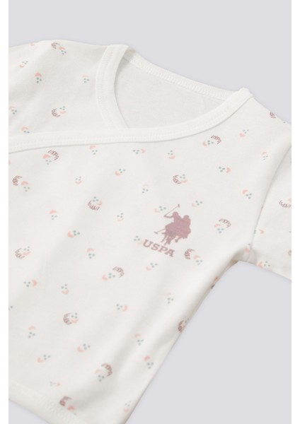 U.S. Polo Assn. Kız Bebek Krem Pijama Takım 50303664-VR071