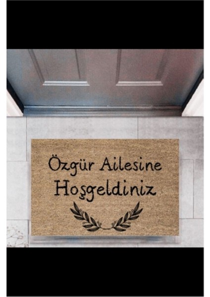 Dijital Baskı Kişiye Özel Iç Kapı Dekorasyon Paspas P-2315