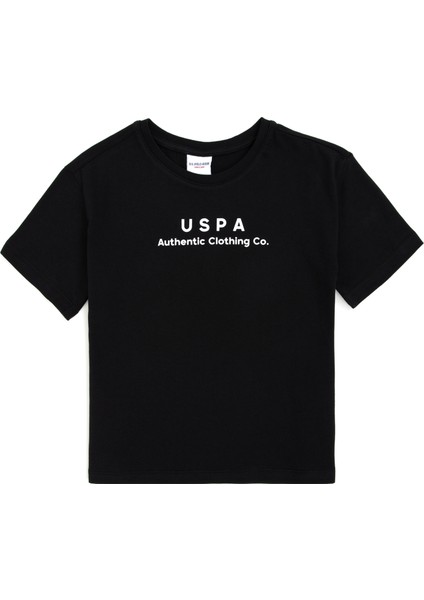 U.S. Polo Assn. Erkek Çocuk Siyah Tişört Basic 50295983-VR046