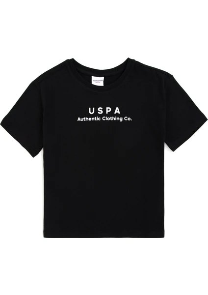 U.S. Polo Assn. Erkek Çocuk Siyah Basic T-Shirt 50295983-VR046