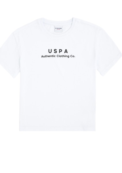 U.S. Polo Assn. Erkek Çocuk Beyaz Basic T-Shirt 50295983-VR013