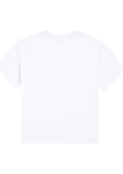 U.S. Polo Assn. Erkek Çocuk Beyaz Basic T-Shirt 50295983-VR013