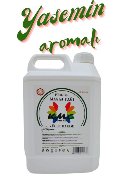 Aromaterapi Masaj Yağı Yasemin Aromalı 5 lt