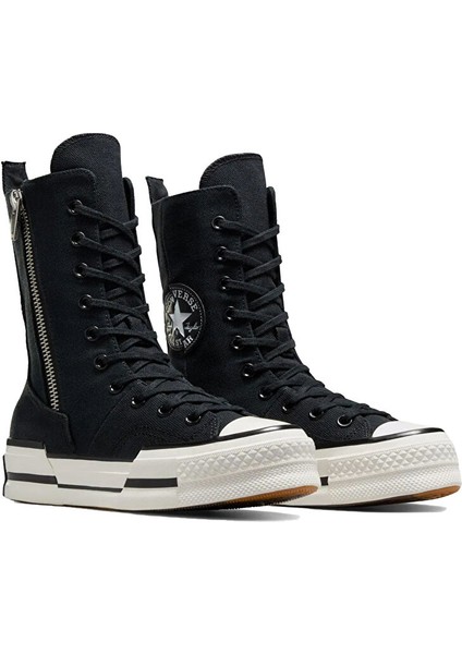 Chuck 70 Plus X-Hi Kadın Günlük Ayakkabı A10361C Siyah