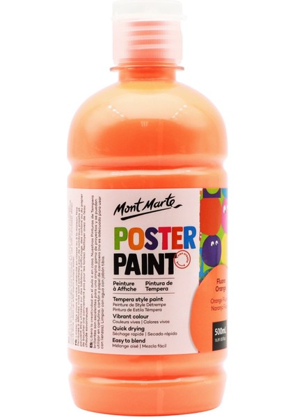 Poster Boyası 500 ml Fluoro Orange