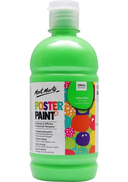 MONT MARTE Poster Boyası 500 ml Yellow Green