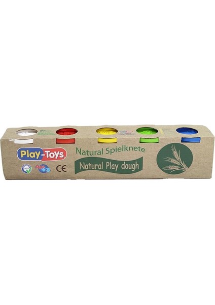 Play Toys Natural 5'li Oyun Hamuru